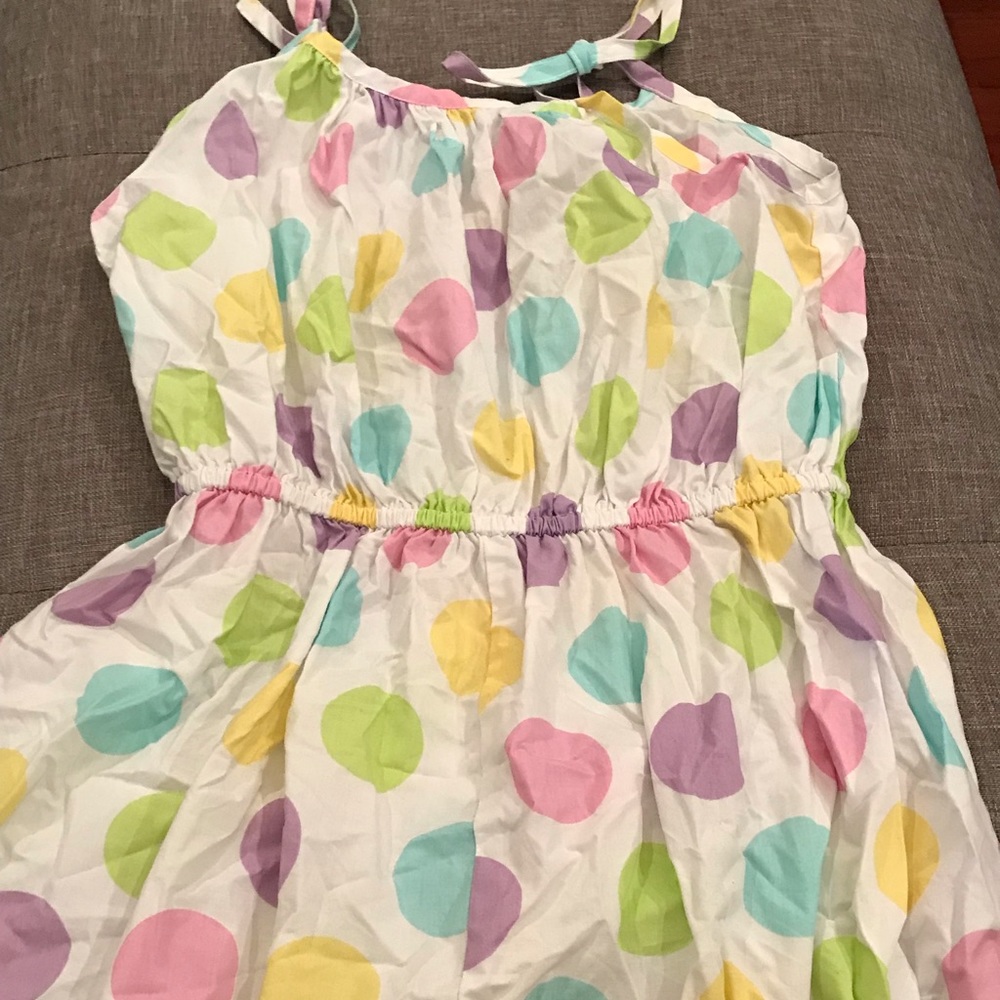 Kelly’s Kids Rompers / Skirt Pastel Polka Dots